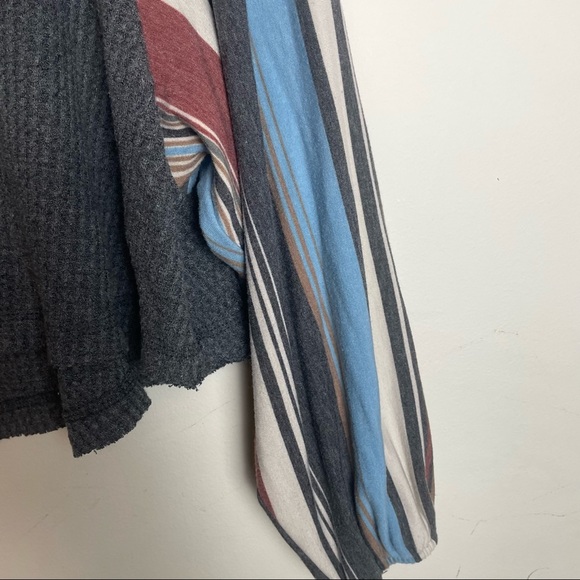 Vintage Havana Waffle Lantern Long Sleeve Top Size S - Picture 4 of 7